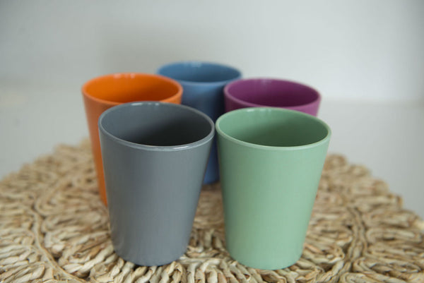 Bamboo Dinnerware Cup Set - 6 Cups