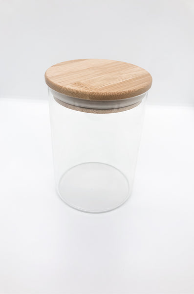 Bamboo Lid, Glass Storage Jar 1000ml