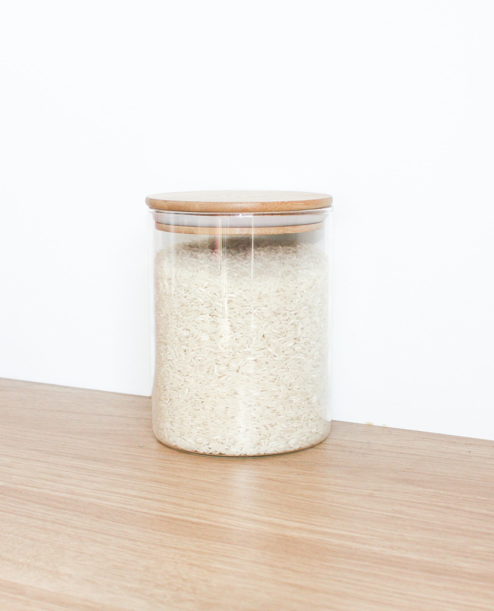 Bamboo Lid, Glass Storage Jar 1800ml